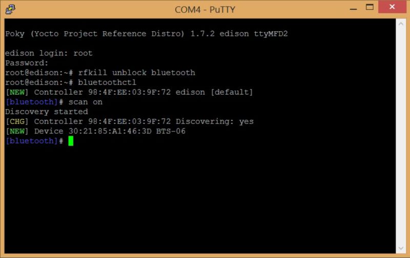 Scan Bluetooth devices.